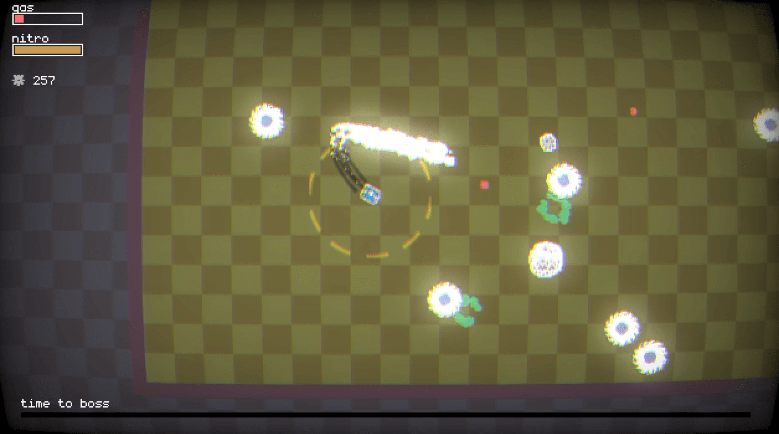 Tiny Drifters gameplay preview showing miniature cars racing on a drift track